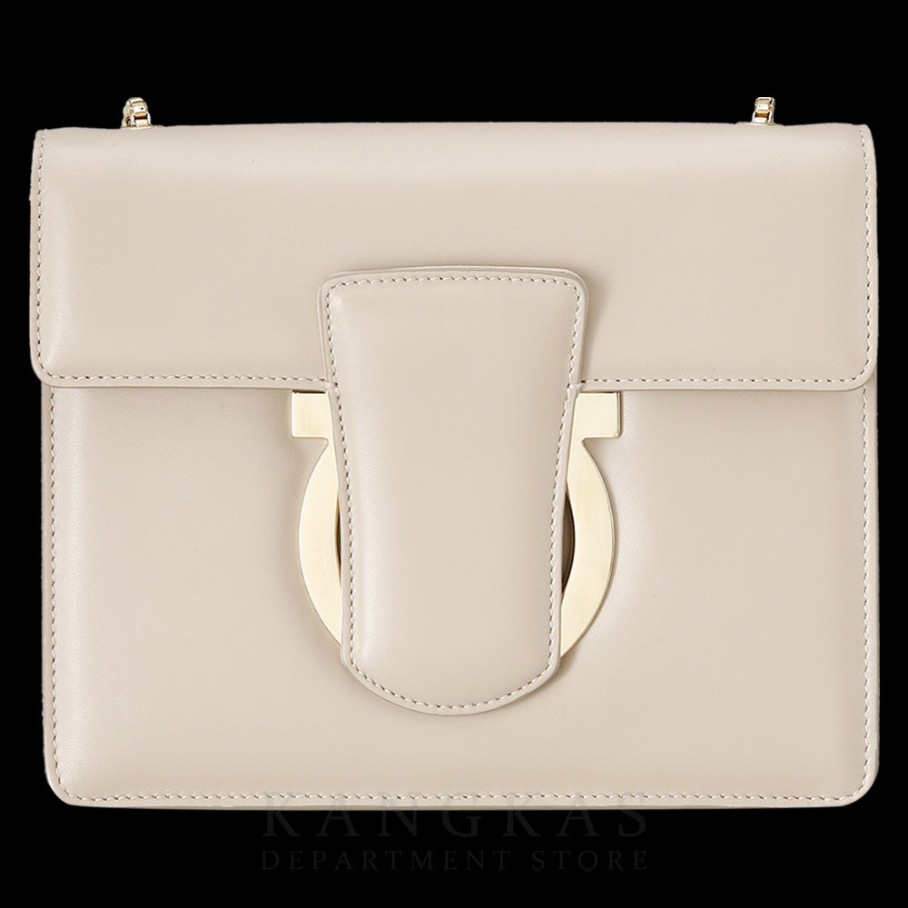 FERRAGAMO(USED)페레가모 간치니 체인 크로스백
